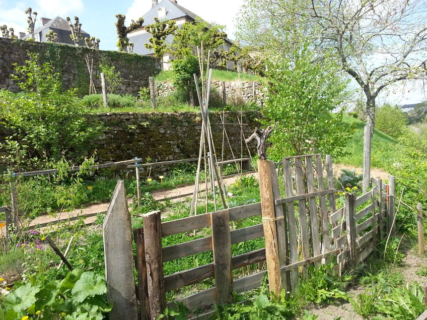 Les jardins en terrasse de Bénévent l’Abbaye