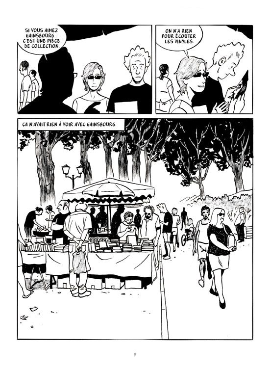 planche 9 d''"Avec Edouard Luntz" de Julien Fery et Nadar