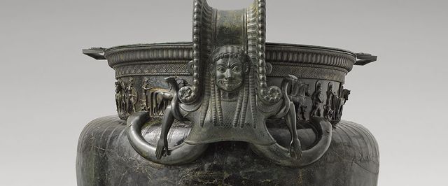 Détail du cratère de Vix