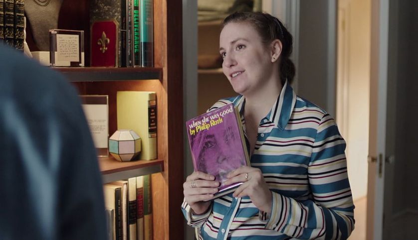 Lena Dunham/Hannah dans la Saison 6 de la série "Girls"