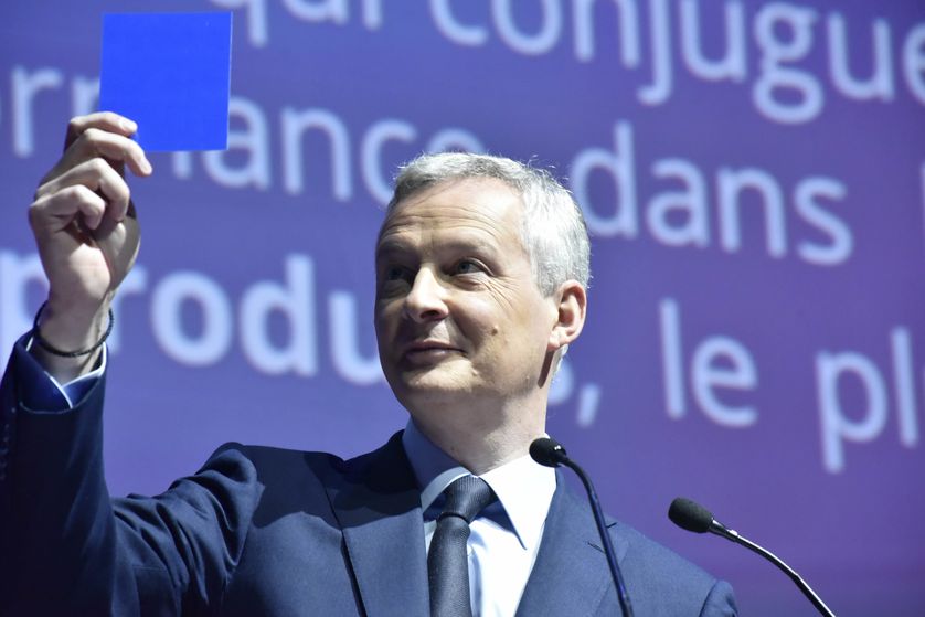 Bruno Le Maire aux 5ème Assises de l'épargne et de la fiscalité en mai 2018