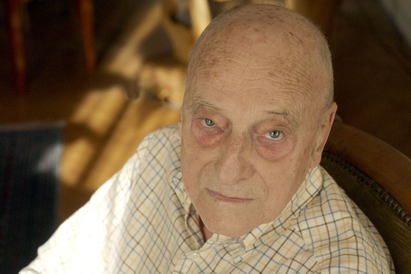 Gérard Genette à Paris en novembre 2008