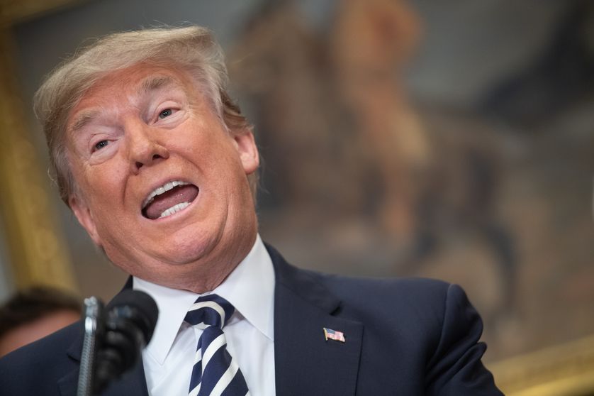 Le président américain Donald Trump