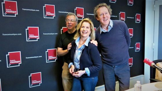 France Musique, studio 141... Eric Durand, Jacqueline Boyer & Benoît Duteurtre ( de g. à d.) ©Radio France - Annick Haumier
