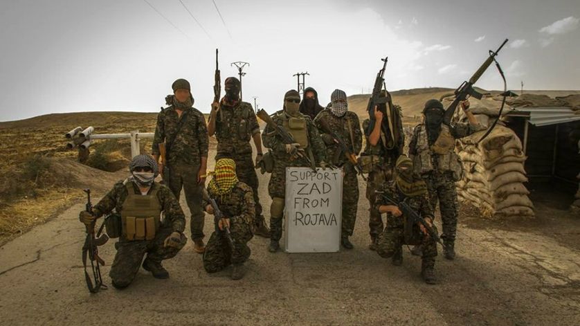 Les combattants pro-kurdes du Rojava soutiennent la ZAD de Notre-Dame-des-Landes depuis la Syrie