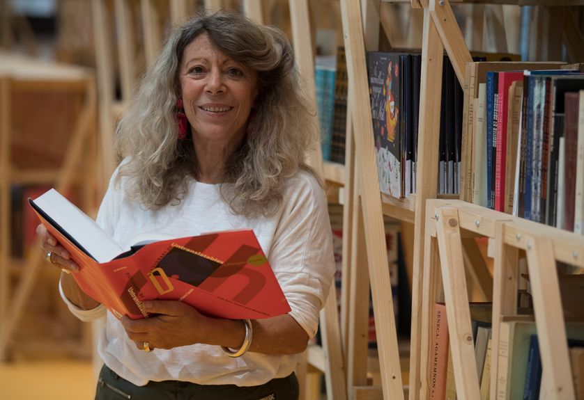 Barbara Cassin à la Foire du livre de Francfort 2017