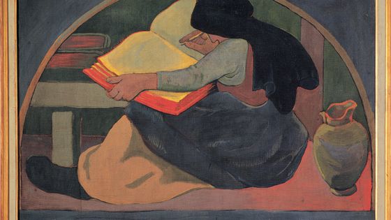 "La Grammaire ou l'Etude", peinture de l'école de Paul Serusier ©AFP - LEEMAGE
