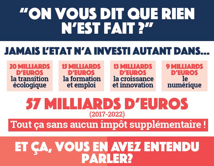 Extrait du flyer LREM destiné aux moins de 30 ans