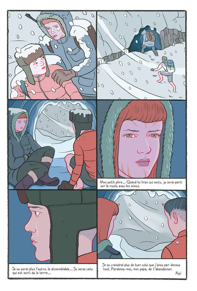 Planche d'"Ephiphania 2" de Ludovic Debeurme