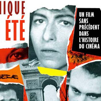 Affiche du film "Chronique d'un été" d'Edgar Morin et Jean Rouch sorti en 1961.
