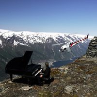 Leif Ove Andsnes en enregistrement à Rossnos