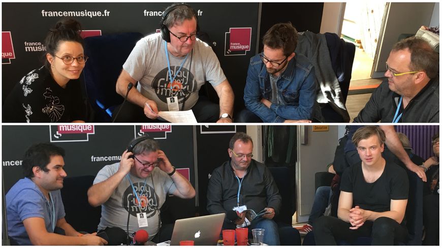Anne Paceo, Alex Dutilh, Emile Parisien, Denis Le Bas (en haut), Harold Lopez Nussa, Marius Neset (en bas)
