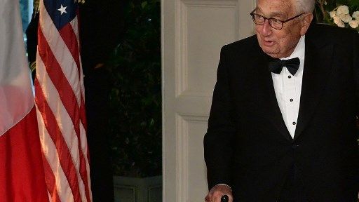 Henry Kissinger, l'an dernier. ©AFP - MANDEL NGAN / AFP