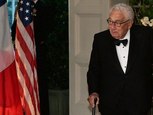 Henry Kissinger, l'an dernier.