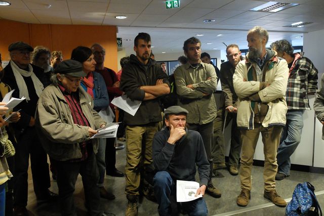 Occupation de la DDCSPP, mai 2018.