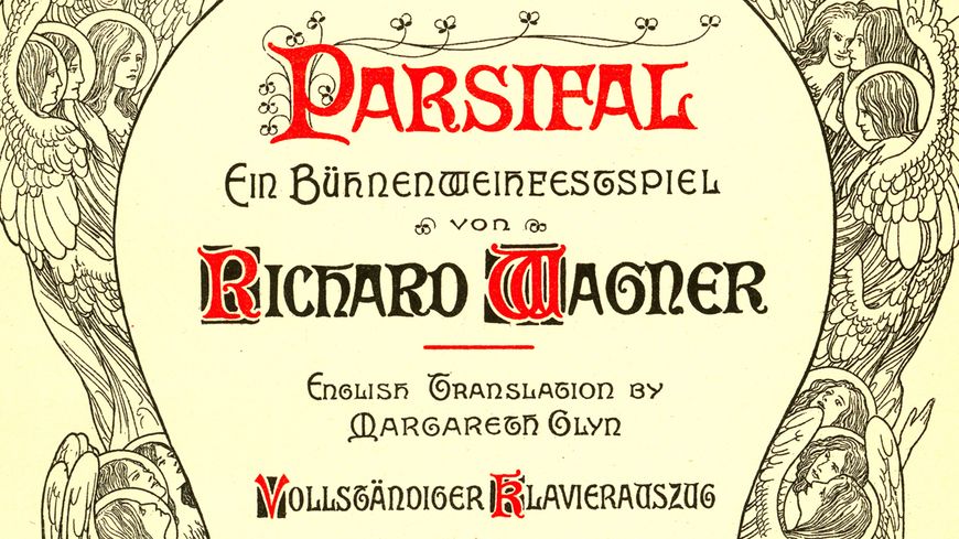 Couverture de la partition de Parsifal de Richard Wagner