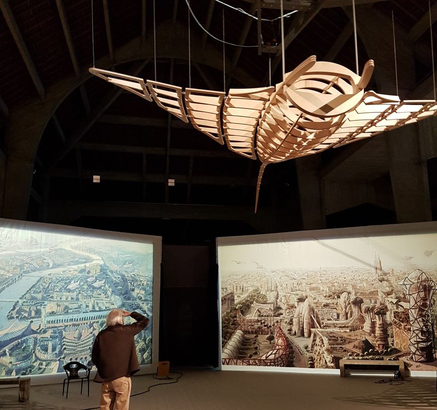 Luc Shuiten dans l'exposition « Les panoramas de 2100 » - Saline Royale