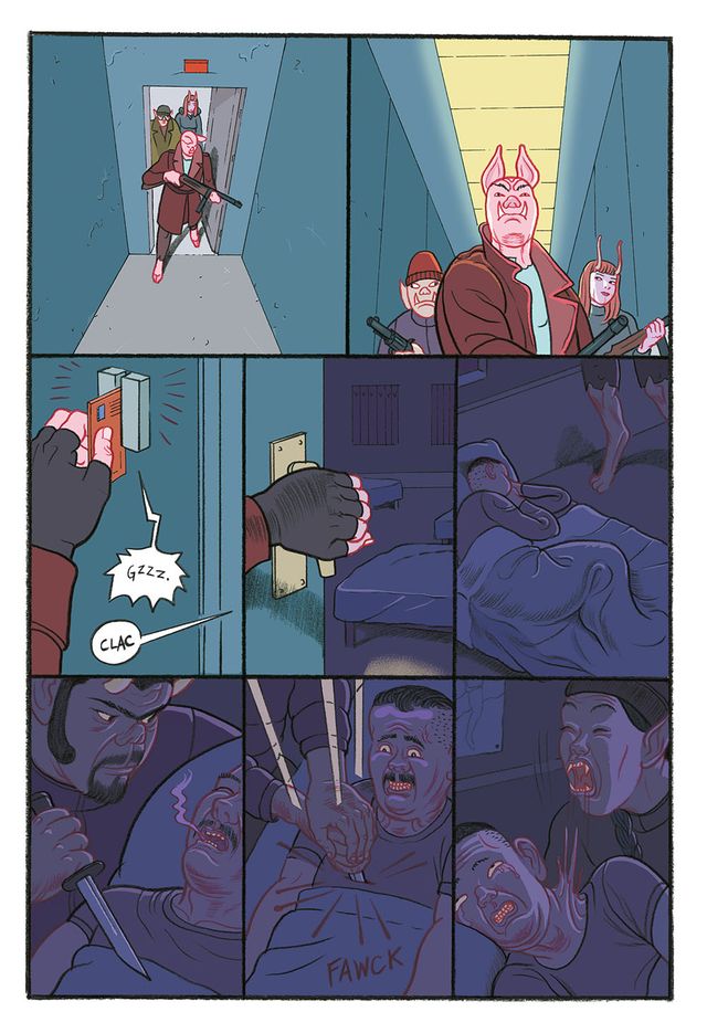 Planche d'"Ephiphania 2" de Ludovic Debeurme
