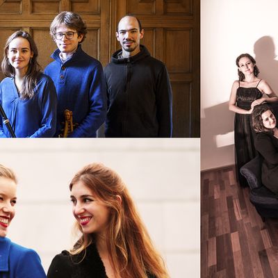 Quatuor de La Chapelle Harmonique © chapelleharmonique.com / Fiona McGown & Célia Onéto-Bensaïd © Natacha Comez-Collard / Quatuor Constanze © www.constanzequartet.net