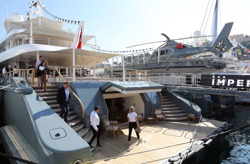 Monaco, capitale du yachting le temps d'un "show".