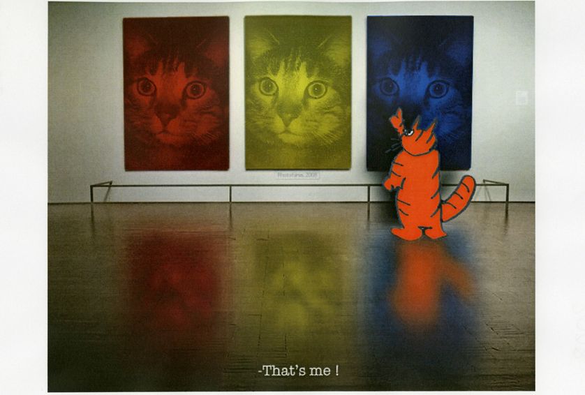 Chris Marker, collage numérique, circa années 2000.