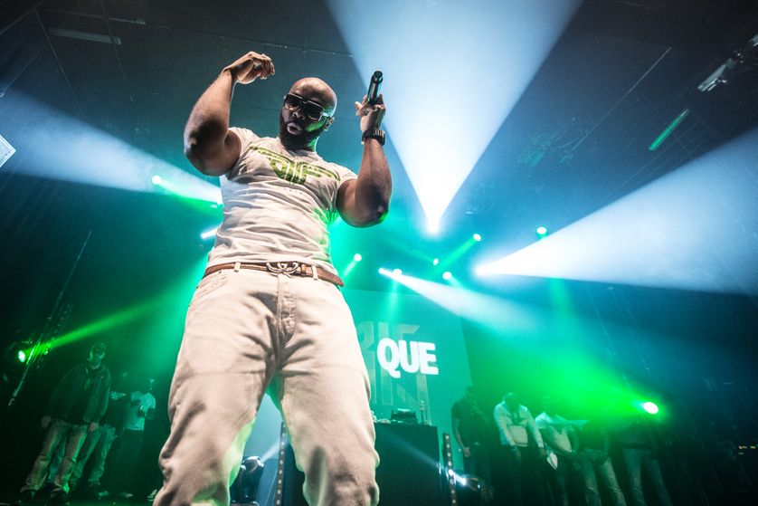 Le rappeur Kaaris en concert au Bataclan en février 2014 à Paris