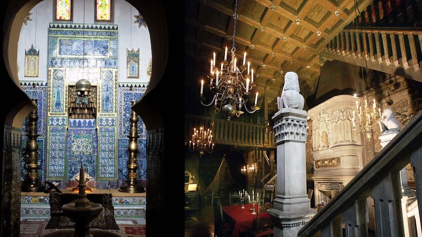La "mosquée" et la salle Renaissance. Deux pièces majeures de la très surprenante maison de l'écrivain voyageur rochefortais, fermée depuis le 30 septembre 2012