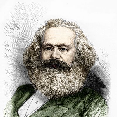Portrait dessiné de Karl Marx