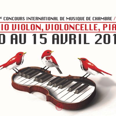 affiche du 14e Concours international de musique de chambre de Lyon