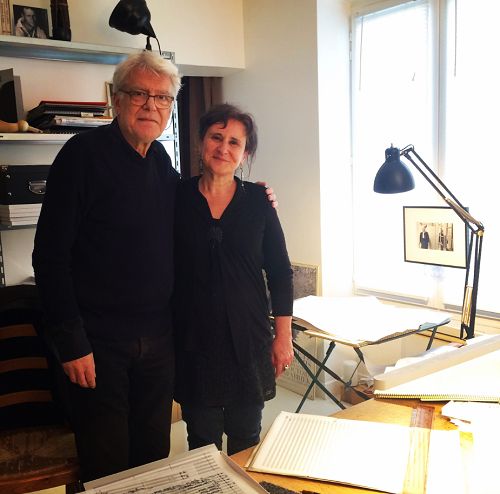 Georges Aperghis et Anne Montaron