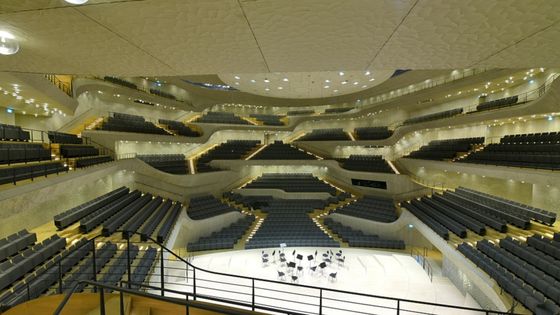 la Philharmonie de l'Elbe, Hambourg - Photo by Christian Augustin/Getty Images)