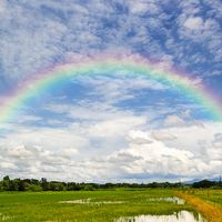 Peut-on toucher un arc en ciel avec ses pieds ?