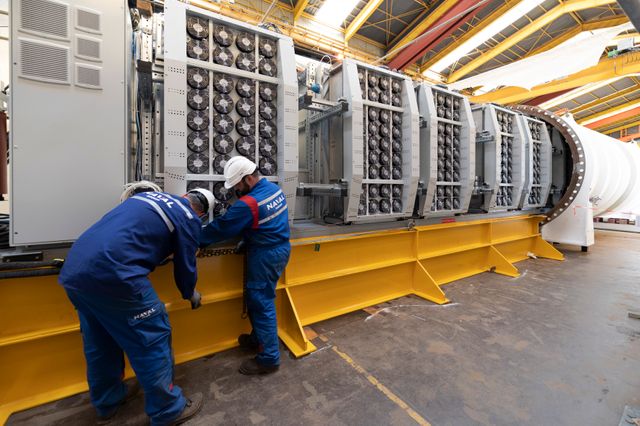Le data center de l'opération Natick à Naval Group à Brest