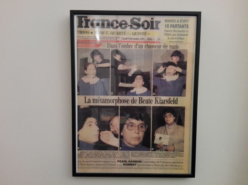 Photo prise ches les Klarsfeld