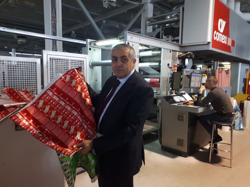 L'imprimerie d'Albert Taroyan, haut de gamme, ne tourne qu'à 5% de ses capacités