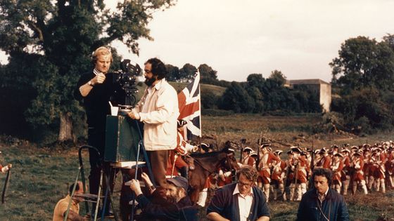 Stanley Kubrick sur le tournage de Barry Lyndon en 1975. ©Getty - Sunset Boulevard