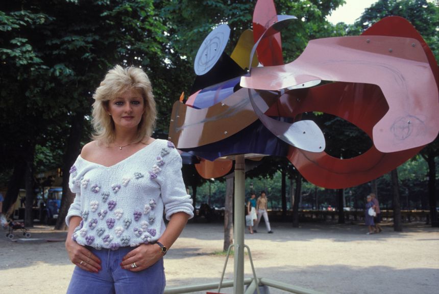 La chanteuse galloise Bonnie Tyler à Paris en 1983, année de sortie de "Total Eclipse of the Heart"