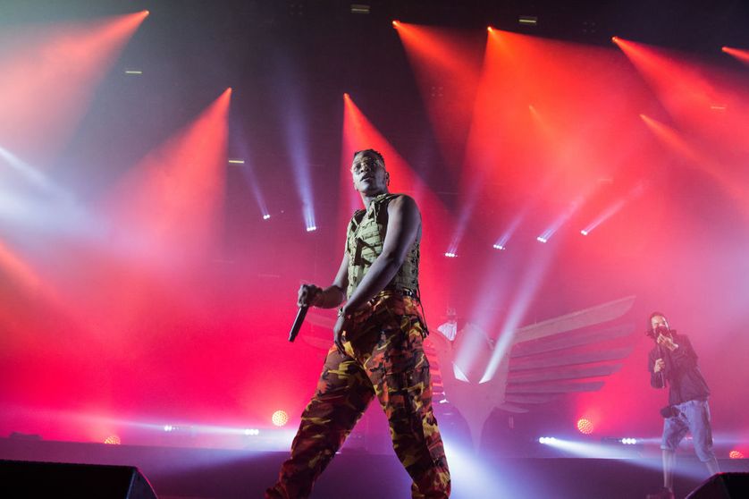 Niska au Zenith à Paris en avril 2018