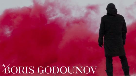 Affiche de l'Opéra "Boris Godounov" de Modeste Moussorgski à l'Opéra Bastille - Anton Ginzburg / Opera national de Paris