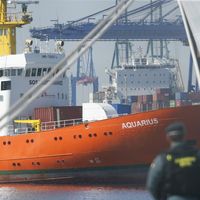 Les 630 migrants du navire humanitaire Aquarius sont finalement arrivés à Valence en Espagne dimanche