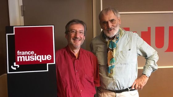 Arnaud Merlin et Helmut Lachenmann ©Radio France - France Musique