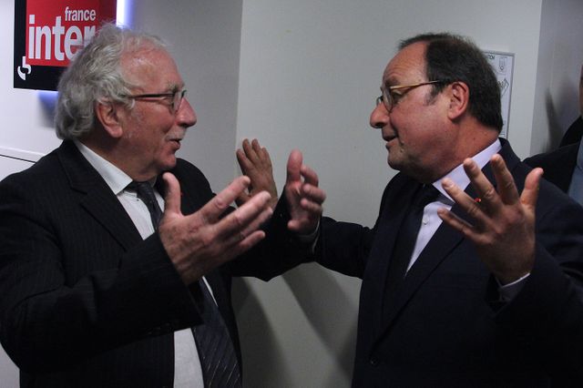 Jacques Vendroux et François Hollande