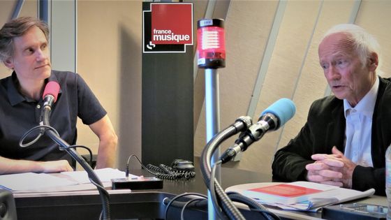 France Musique, studio 152... Philippe Venturini & Jean-Noël Benoît "Marie Youdina, la pianiste qui défia Staline" ©Radio France - Annick Haumier