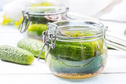 Plein pot sur le cornichon ! Plein pot sur le cornichon !