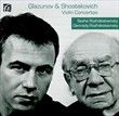 Alexandre Glazounov et Dimitri Chostakovitch : Concertos pour violon NIMBUS