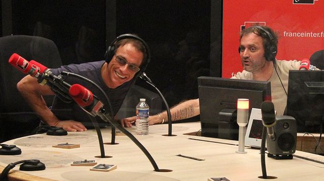 Jean-Claude Van Damme et Augustin Trapenard