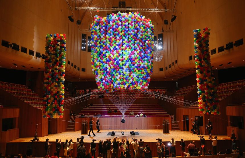 L'opéra accueille également des performances d'artistes, comme ici, celle fr Noemi Lakmairer en 2017.