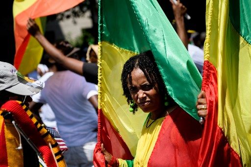 Manifestation de soutien au premier ministre éthiopien Abiy Ahmed avant hier