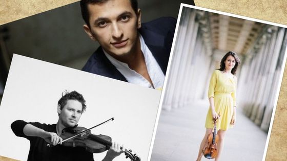 Liya Petrova : Violon / Adrien La Marca : Alto / Aurélien Pascal : Violoncelle