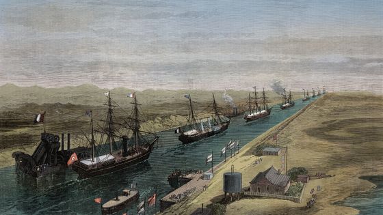 Alexis et Émile Barrault qui ont réfléchi sur le canal de Suez, comme Ferdinand de Lesseps, qui a réalisé sa percée étaient des saint-simonistes ©Getty - De Agostini / Biblioteca Ambrosiana